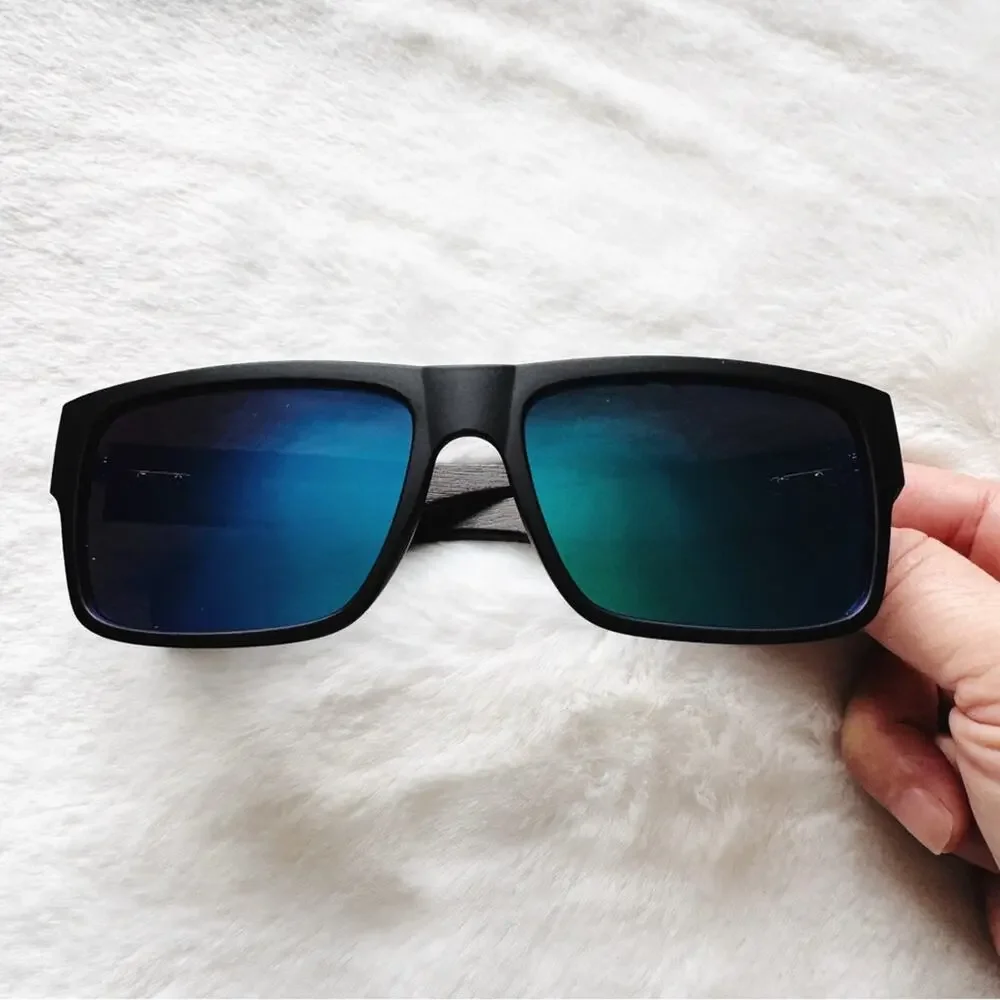 Jensen Blue & Black Wood Sunglasses